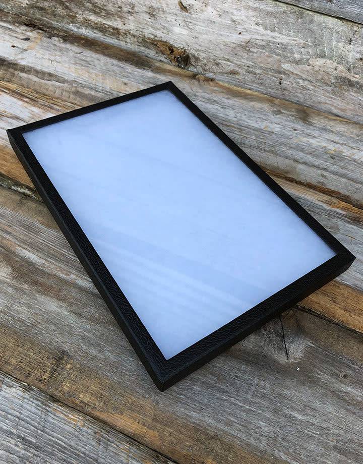 DIS1202 = Riker Style Display Tray 12" x 8" x 3/4"