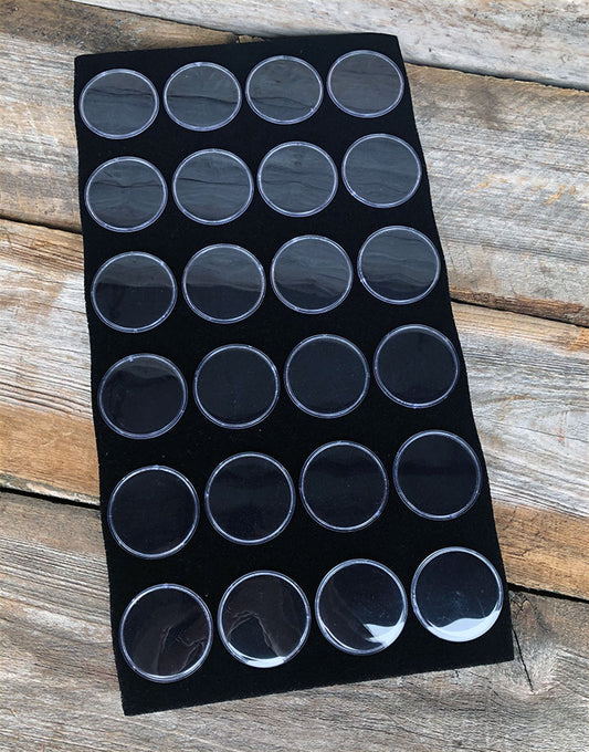 DST2524 = GEM JAR TRAY INSERT 24 JARS BLACK