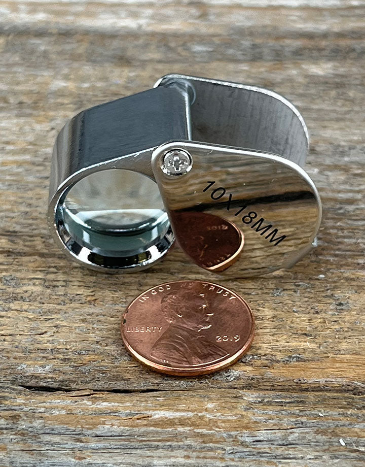 EL962 = 10X Chrome Color Economy Loupe 18mm Lens