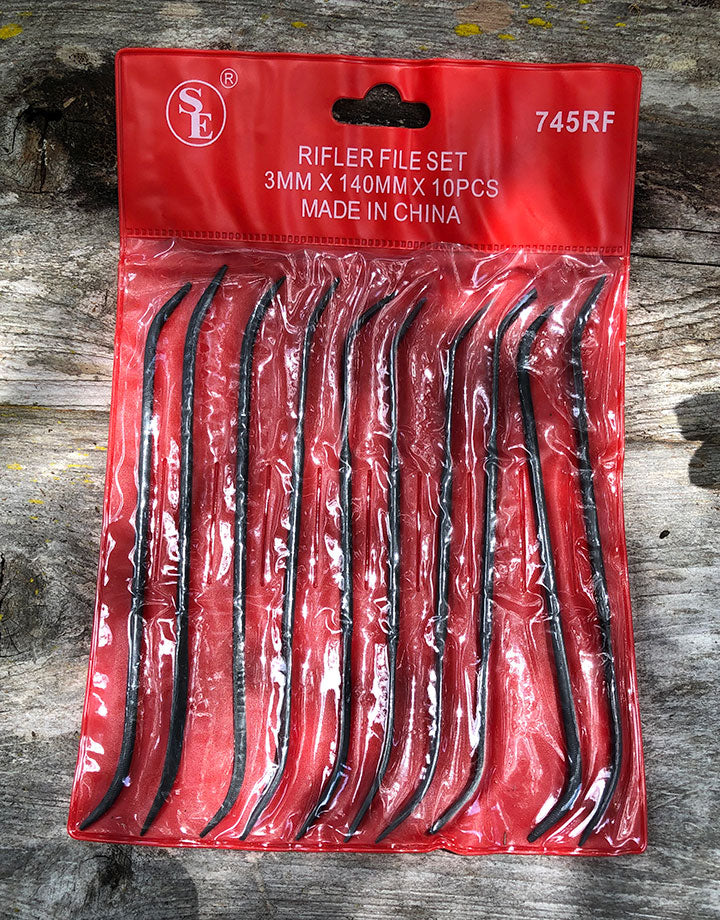 FI2196 = Economy 10 Piece Riffler File Set