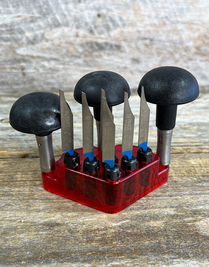 GR2150 = Graver Kit with 6 Gravers and 3 Graduated Quickchange Handles