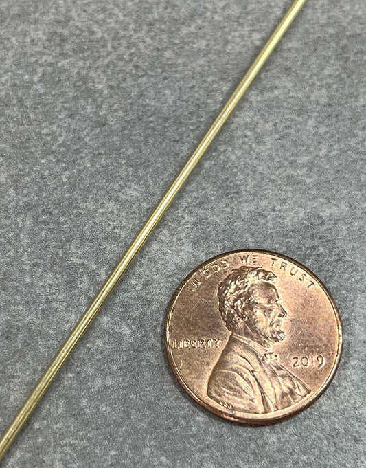 GW = 14K Yellow Gold Round Wire (sold by the inch)