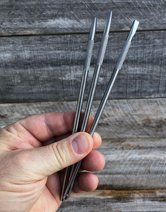 HA1104 = Rectangle Flat End Punch Set (3pc) for Whaley Hammer