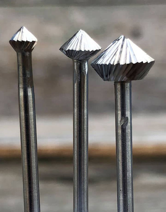 19-4XX = High Speed Steel 90deg Bearing Bur (Choose Size)
