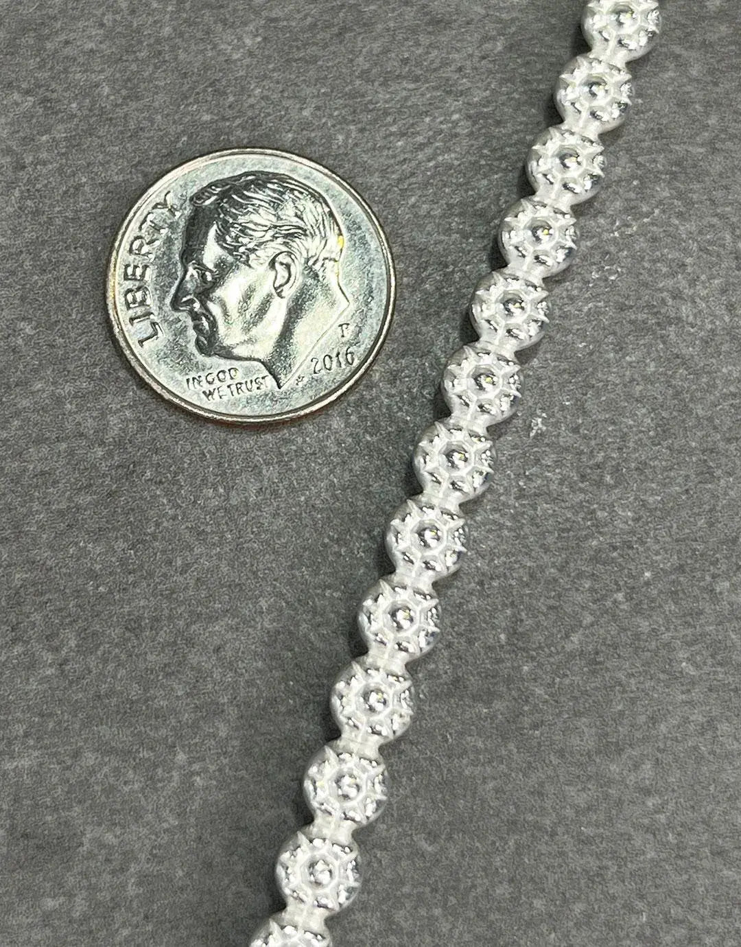 SPW27 = Sterling Silver "Daisy" Berry Wire (Inch) 5x2.3mm