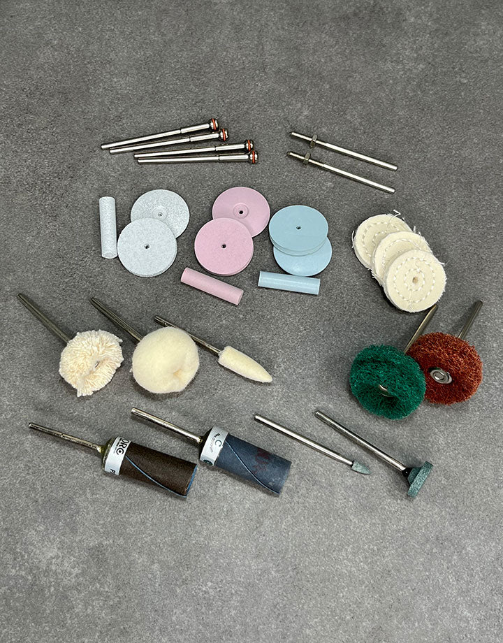 KIT109 = Beginner's Jewelry Polishing Kit with Micromotor