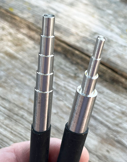 MD1155 = Mini Step Mandrels Set of 2 (1 Round, 1 Oval)