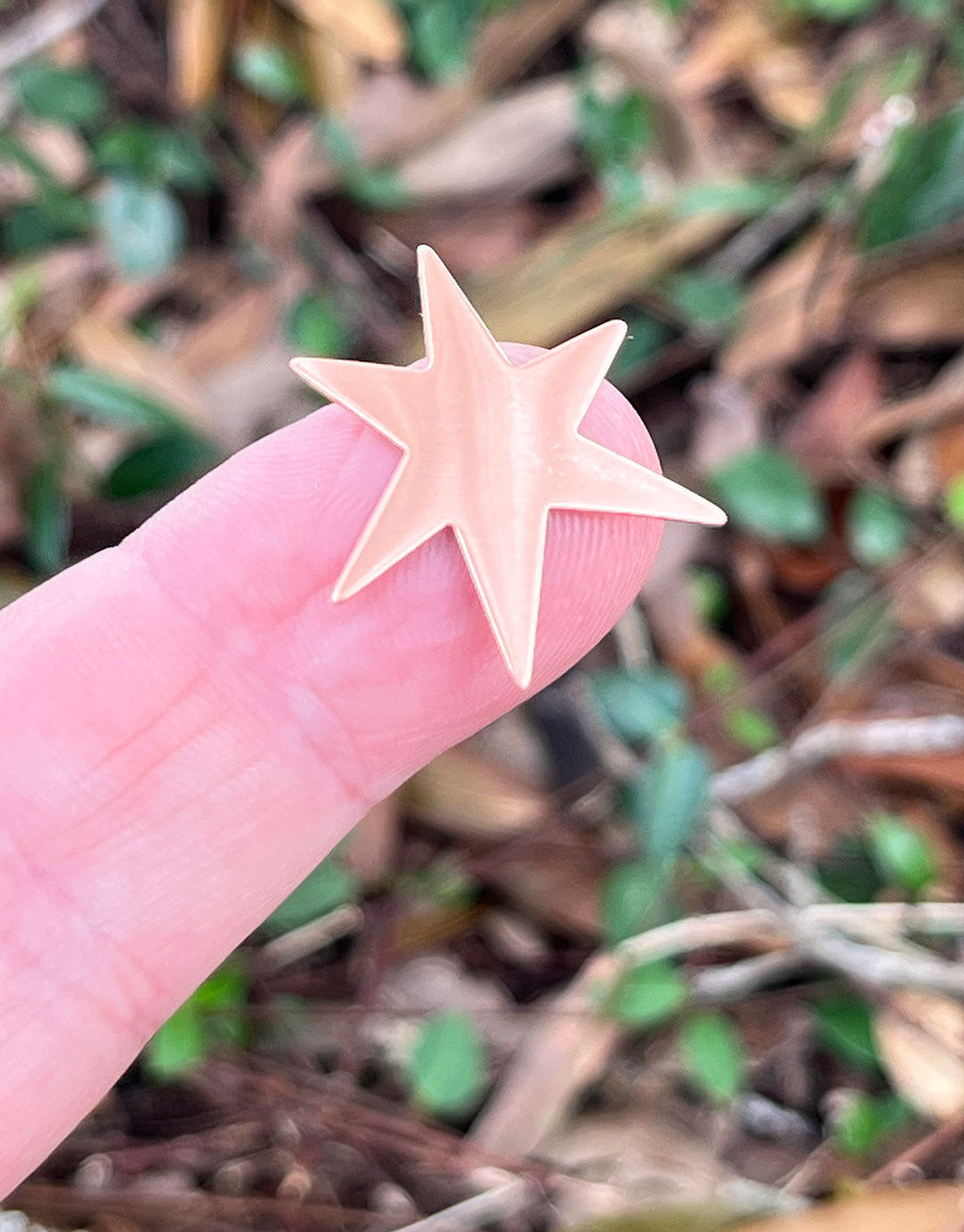 MSC53124 = COPPER SHAPE - STAR 24ga 1-1/8'' (Pkg of 6)