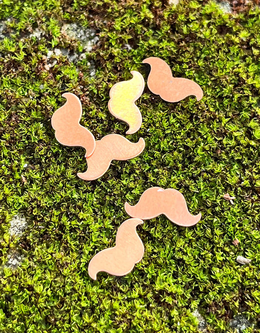 MSC59624 = Copper Shape - SMALL MUSTACHE 24ga (Pkg of 6)
