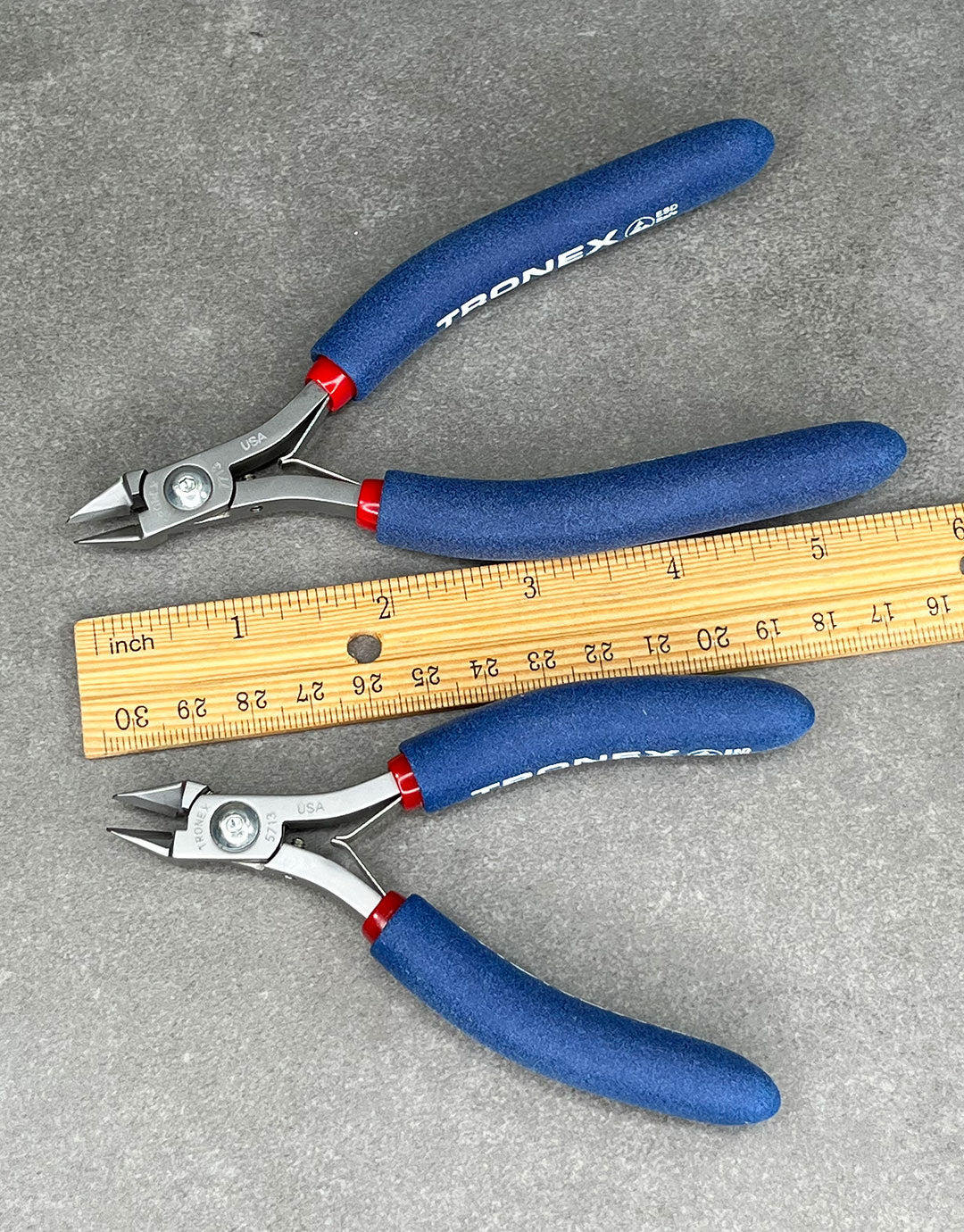 PL3X713 = Tronex 5713/7713 Large Taper Head Razor Flush Cutters