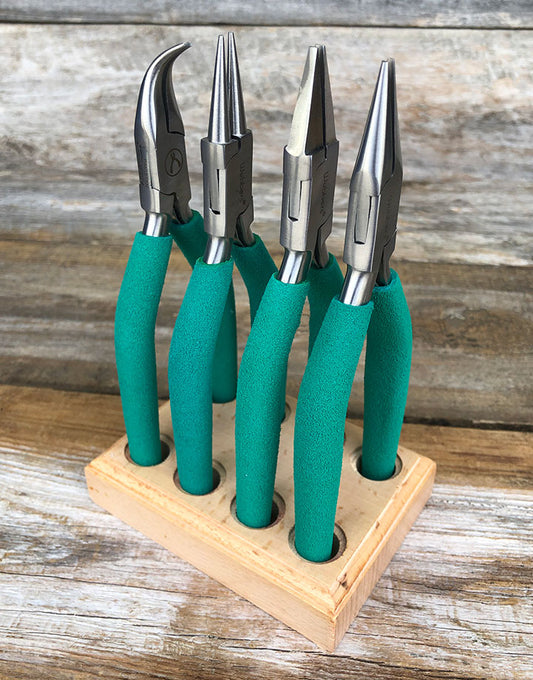 PL6097 = Wubbers Plier Set (4 pcs) with Stand