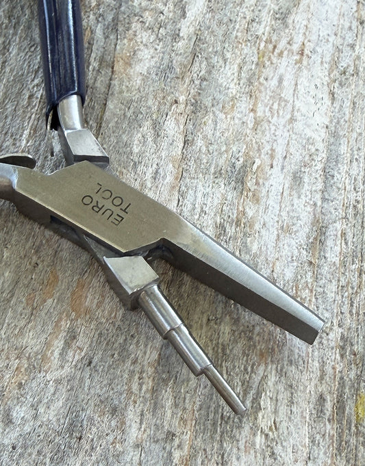 PL7470 = Looping Pliers with Stepped Jaw and Flat Jaw by Eurotool
