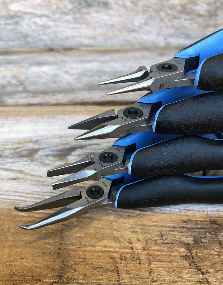 PL7897RX = Lindstrom RX 4 Piece Plier Set in Wood Stand
