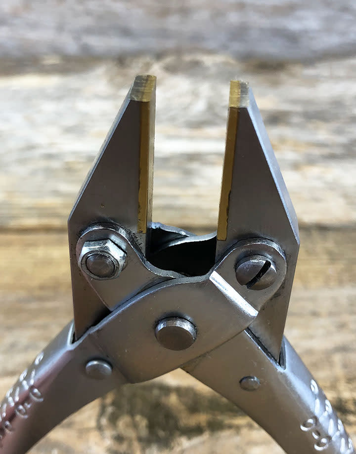 PL8670 = Parallel Pliers with Flat Nose Brass Jaws
