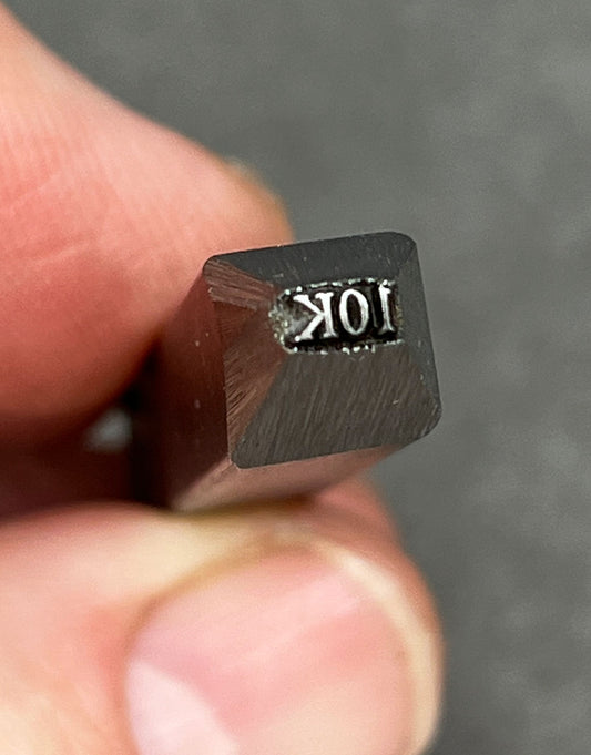 PN30X = Jewelers Metal Stamp, Hardened Steel