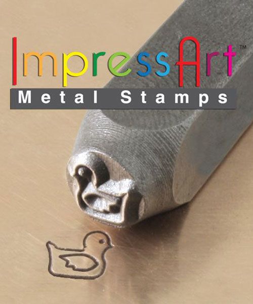 PN6308 = ImpressArt Design Stamp - rubber ducky 6mm