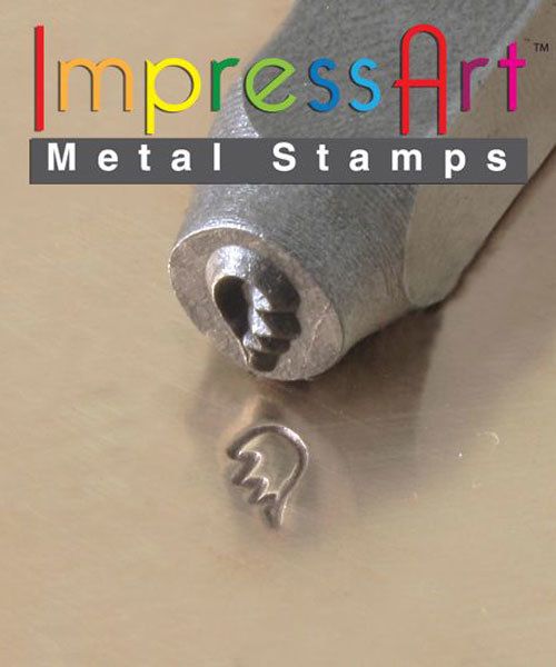 PN6365 = ImpressArt Design Stamp - broken heart right side 6mm