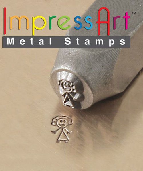 PN6381 = ImpressArt Design Stamp - mom - stick figure 7mm