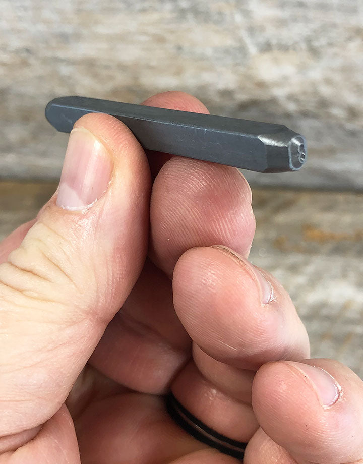 PN953 = Letter Punch Set 0 thru 9 and A thru Z with ''&'' Symbol 3mm Imprint