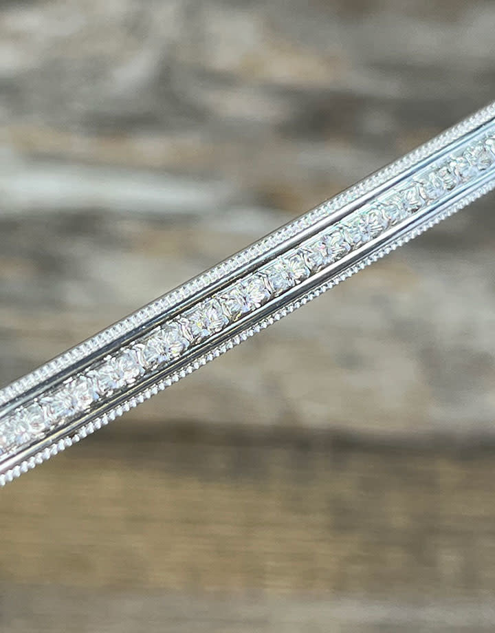 SPW03 = Pattern Wire Sterling Silver (Inch) 5.6 x 1.7mm