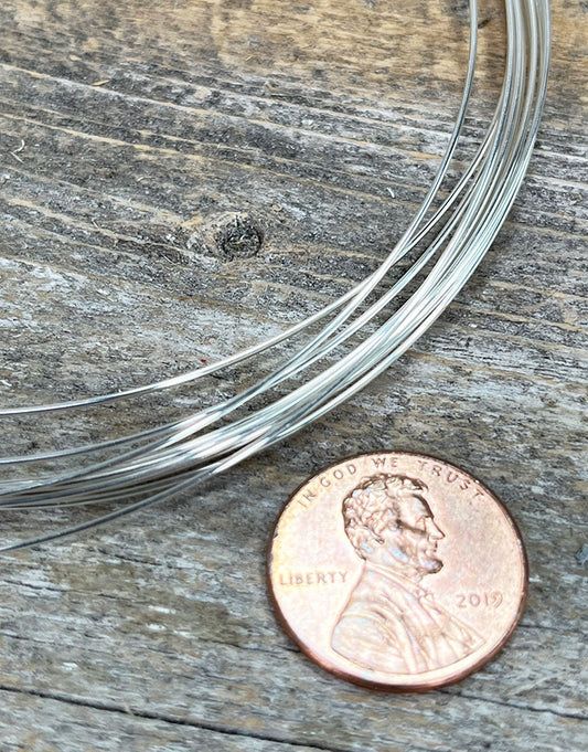 SRW = Sterling Silver Dead Soft Round Wire **Choose Size**