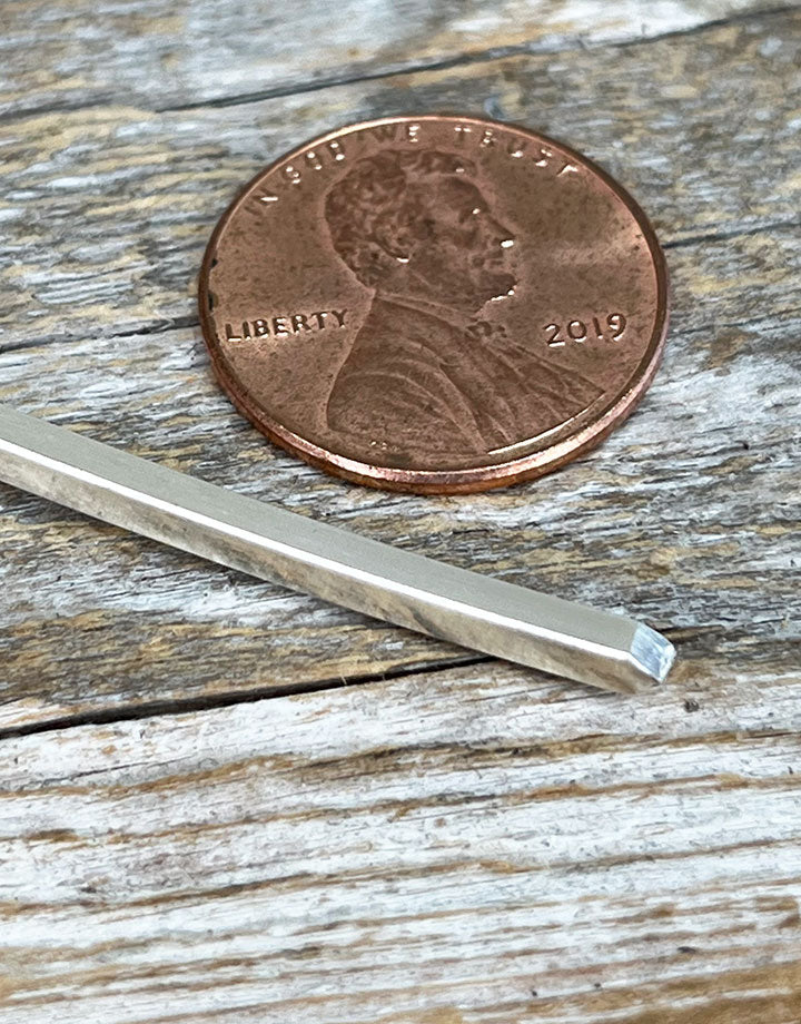 SSW = Square Sterling Silver Wire