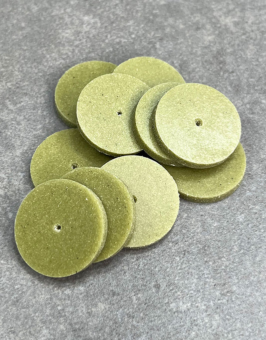 ST1350 = Eve Medium Grit Pumice Wheel 7/8" (Pkg of 10)