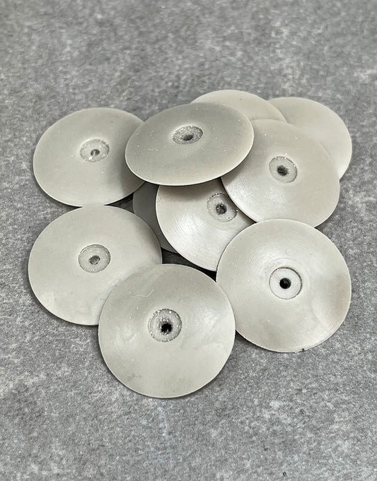 ST1353 = Eve Fine Grit Pumice Knife Wheel 7/8" (Pkg of 10)