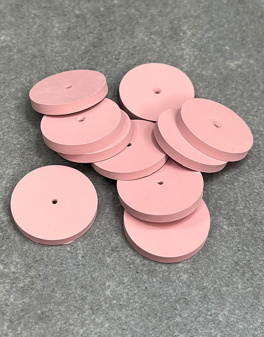 ST1381 = EVE Silicon Abrasives EXTRA FINE/PINK SQUARE EDGE WHEEL 7/8'' (x10)