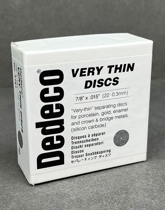 ST5181 = Very Thin Separating Discs Silicon Carbide 7/8" x .015" (Pkg/50)