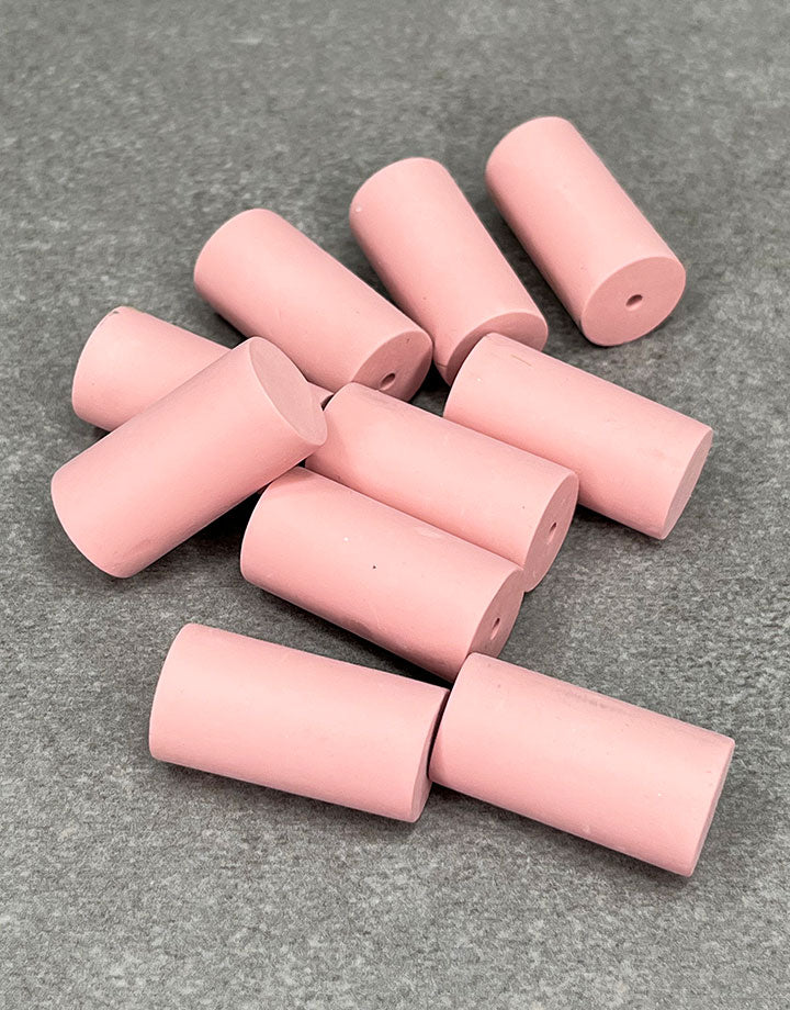 ST9364 = Pink Extra Fine Cylinder 15/16" x 1/2" (Pkg/10)