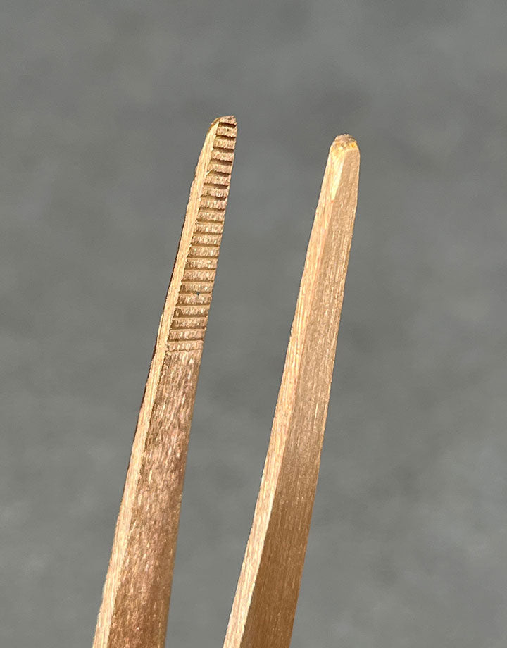 TW501 = Straight Copper Tweezers 6-1/2" long