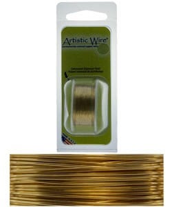 WR23632 = Artistic Wire Dispenser Pack TARNISH RESISTANT BRASS 32ga 30 Yards