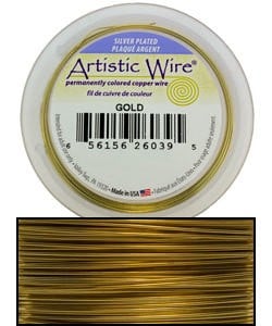 WR35326 = Artistic Wire Spool SP GOLD 26GA 30 YARDS