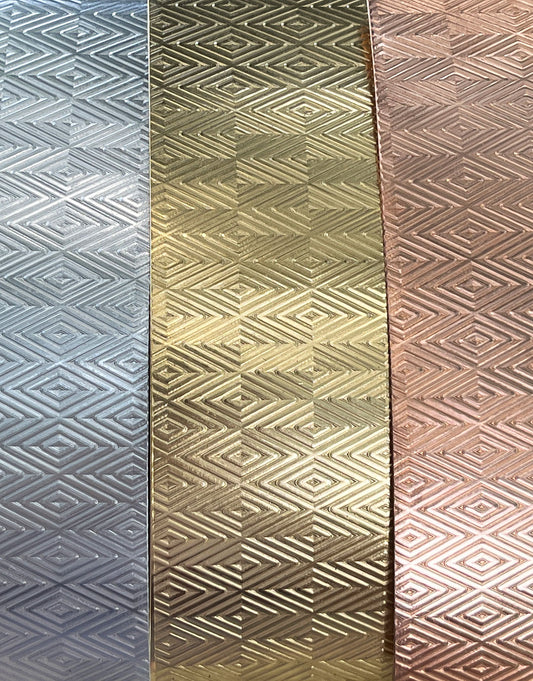XSP42XX = Textured Sheet (Herringbone) 2" x 6" **Choose Metal**