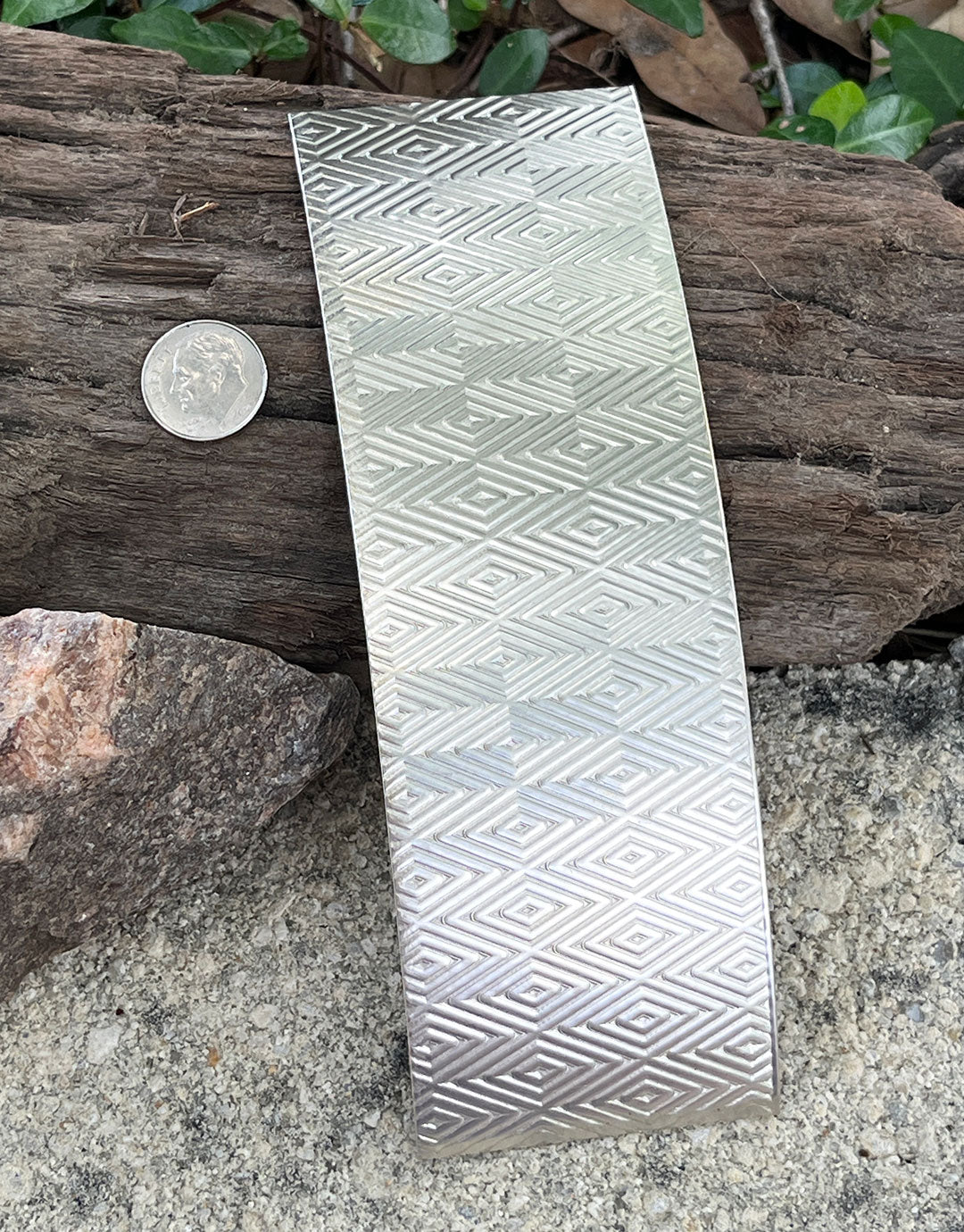 XSP42XX = Textured Sheet (Herringbone) 2" x 6" **Choose Metal**