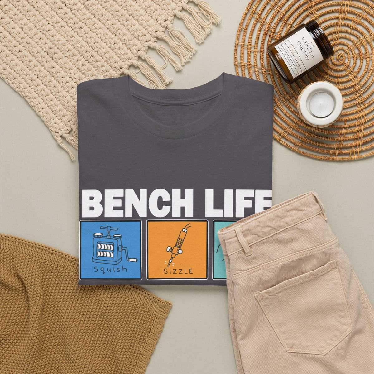 Bench Life – Squish, Sizzle, Shine T-Shirt