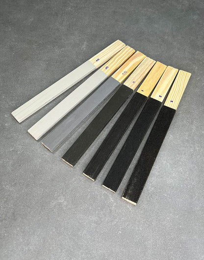 11-34X = Emery Sanding Sticks (Pkg/3) #4/0