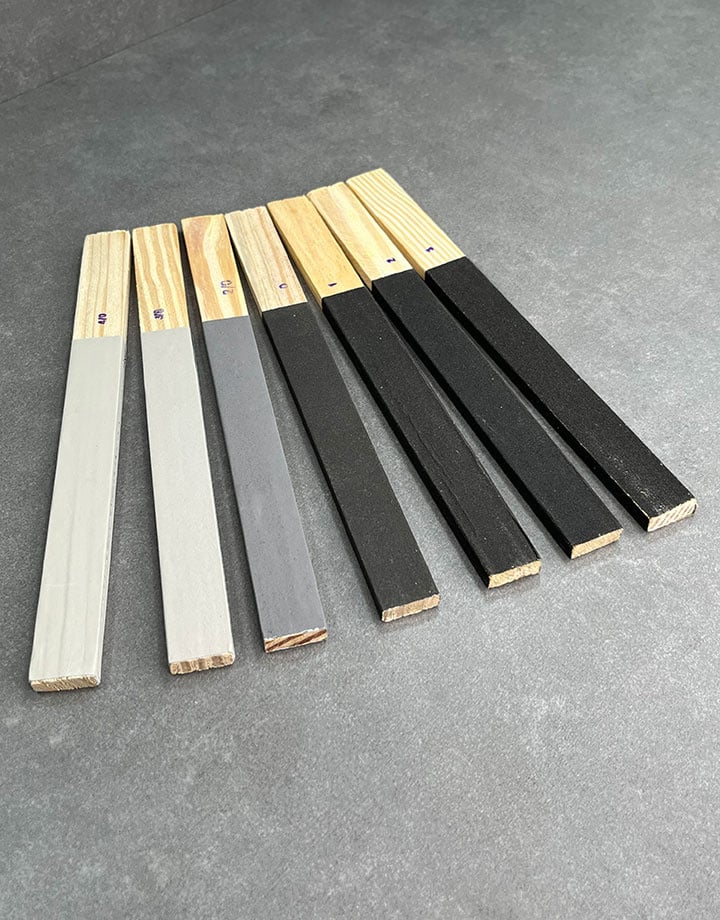 11-34X = Emery Sanding Sticks (Pkg/3) #4/0