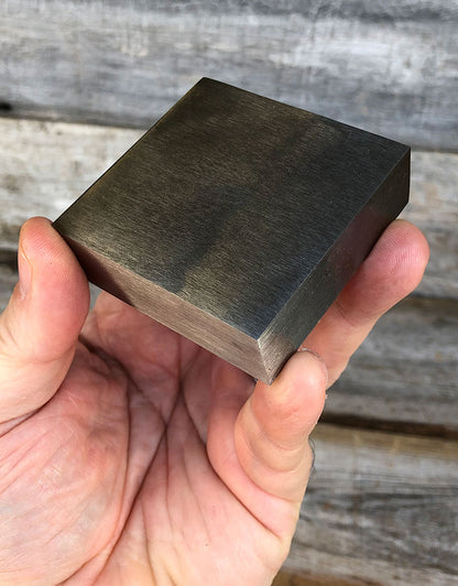 12-317 = Steel Bench Block Anvil 2-1/2'' x 2-1/2'' x 3/4''