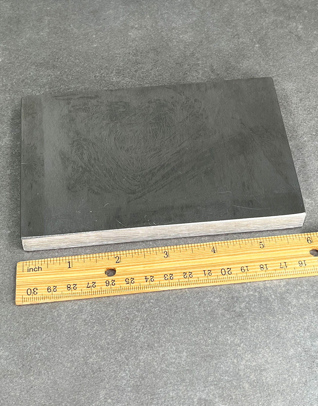 12-320 = Steel Bench Block Anvil 4" x 6" x 1/2"