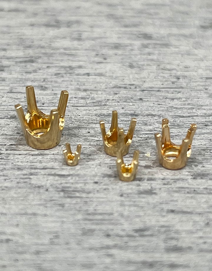 120 = 4 Prong Round Low Base Head 14KY