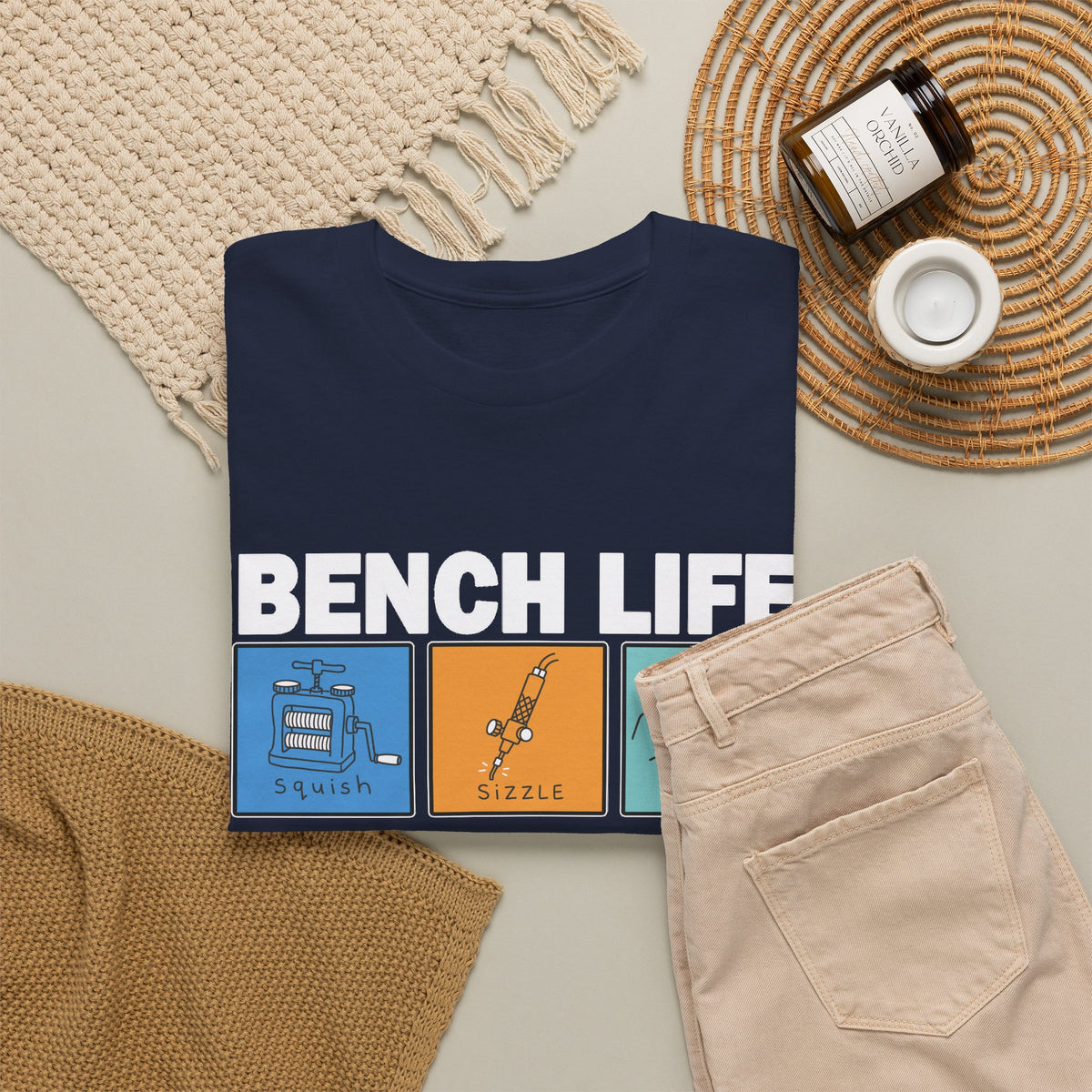 Bench Life – Squish, Sizzle, Shine T-Shirt