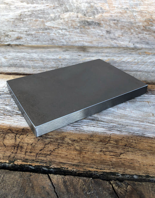 12-320 = Steel Bench Block Anvil 4" x 6" x 1/2"