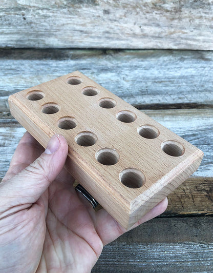 13-3156 = Wood Plier Block for 6 Pliers