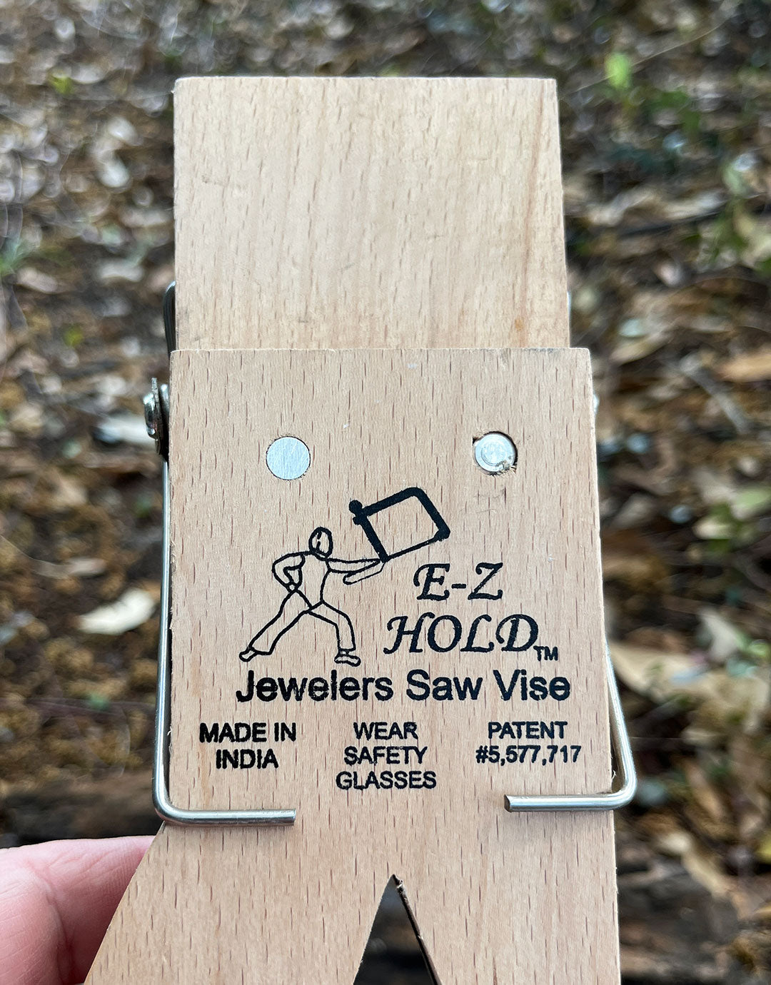 13-365 = EZ Hold Jewelers Saw Vise and Bench Pin