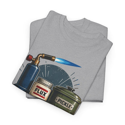 I Run on Propane, Flux & Pickle – Jeweler T-Shirt