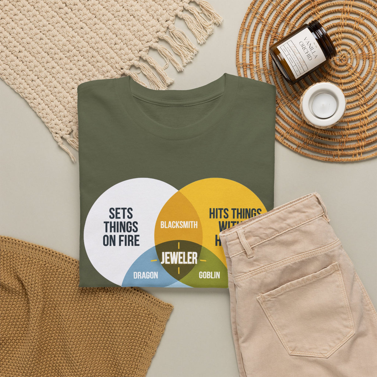 I Am a Jeweler – Venn Diagram T-Shirt