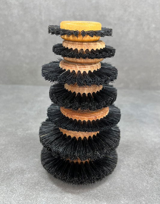 16-3XX = Wood Hub Bristle Brushes