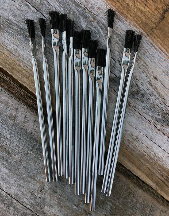 16-250 = Flux Brush 1/4" Wide  (Pkg of 12)